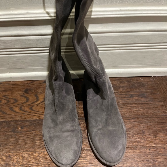 Stuart Weitzman Grey Thigh High Boots - Picture 8 of 13